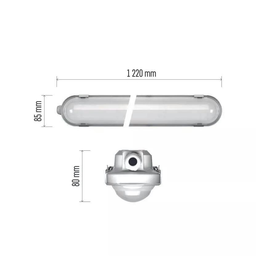 Светодиодный технический светильник с аварийным модулем EMERGENCY LED/40W/230V 4000K 122 см IP66