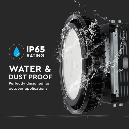 Светодиодный технический светильник с регулированием яркости High Bay LED/500W/230V 4000K IP65 черный