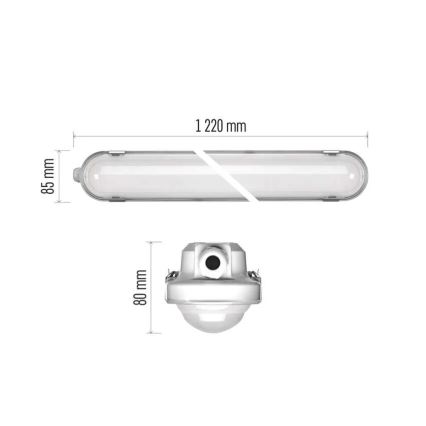 Светодиодный технический светильник с регулированием яркости MISTY LED/21/26/31/35W/230V 6500K IP66