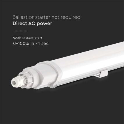 Светодиодный технический люминесцентный светильник LED/48W/230V 6500K IP65 150 см