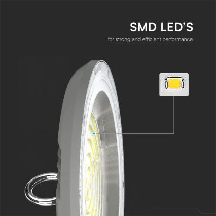 Светодиодный технический светильник High Bay LED/100W/230V 3000/4000/6500K IP65 диаметр 23,5 см