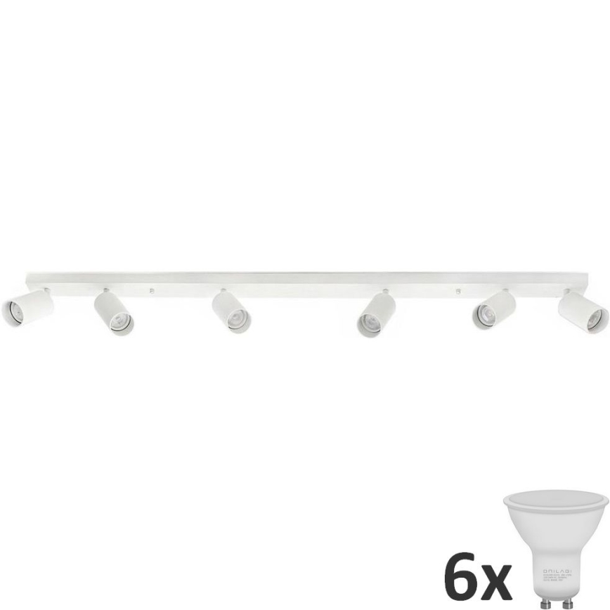 Светодиодный точечный светильник ANGIE 6xGU10/6W/230V белый