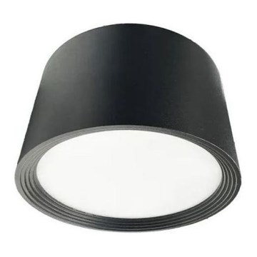 Светодиодный точечный светильник LED/12W/230V 4000K диаметр 10 см черный