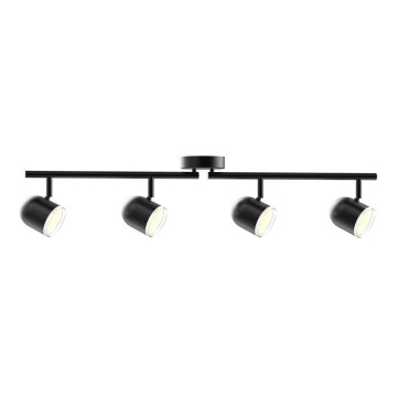 Светодиодный точечный светильник RAWI 4xLED/4,2W/230V черный