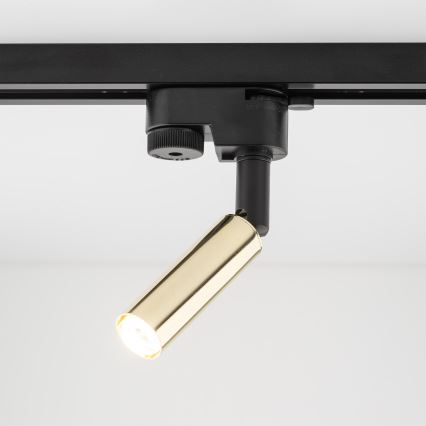 Светодиодный точечный светильник для 1-фазной трековой системы LAGOS 1xG9/3W/230V золотистый/черный