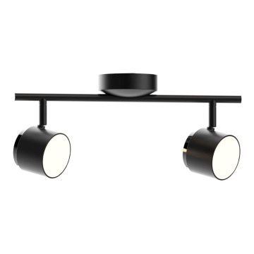 Светодиодный точечный светильник KUBIK 2xLED/4,2W/230V черный