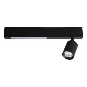 Светодиодный точечный светильник MAGNET LED/5W/230V + 1xGU10/60W 3000/4000K черный