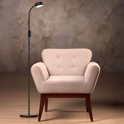 Светодиодный торшер с регулированием яркости BRUNO LED/3W/230V 3000/4000/6500K черный