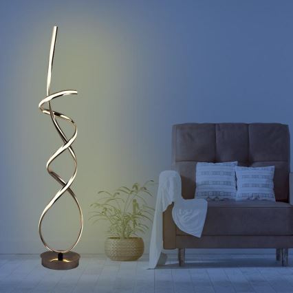Светодиодный торшер с регулированием яркости LED/80W/230V 3000-6500K + дистанционное управление
