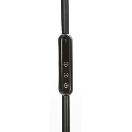 Светодиодный торшер с регулированием яркости LED/9W/230V 3000-6500K черный + дистанционное управление