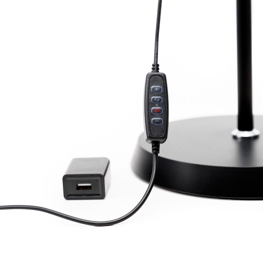 Светодиодный торшер с регулированием яркости SIGNUS LED/10W/230V 3000/4500/6500K черный