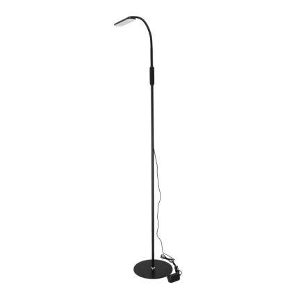 Светодиодный торшер с регулированием яркости TEILO LED/10W/230V 3000/4000/6500K черный + дистанционное управление