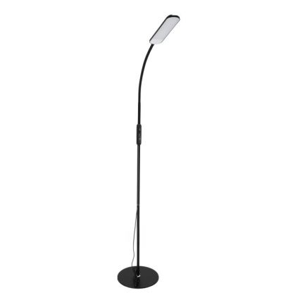 Светодиодный торшер с регулированием яркости TEILO LED/10W/230V 3000/4000/6500K черный + дистанционное управление
