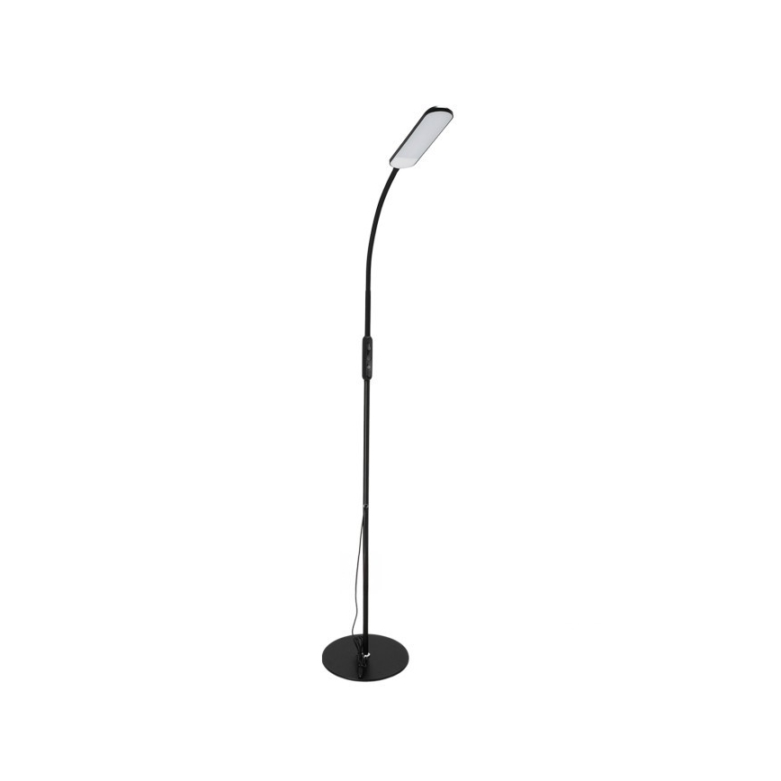 Светодиодный торшер с регулированием яркости TEILO LED/10W/230V 3000/4000/6500K черный + дистанционное управление