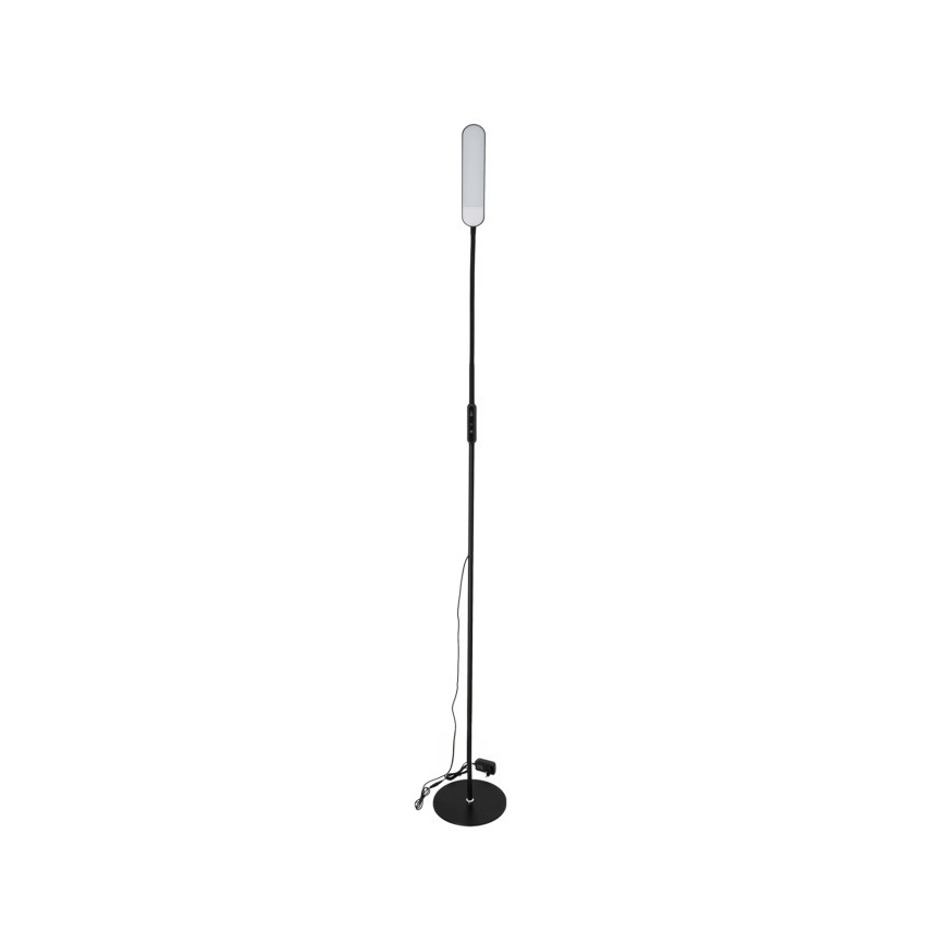 Светодиодный торшер с регулированием яркости TEILO LED/10W/230V 3000/4000/6500K черный + дистанционное управление