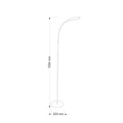Светодиодный торшер SWAN LED/6,5W/230V белый