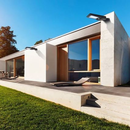 Светодиодный уличный фонарь на солнечной батарее с датчиком LED/40W/9,6V IP65 6000K 12000 mAh + дистанционное управление