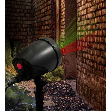 Светодиодный уличный лазерный проектор LED/5W/230V IP44