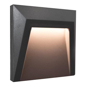 Светодиодный уличный лестничный светильник HOLDEN LED/1W/230V IP65 антрацит