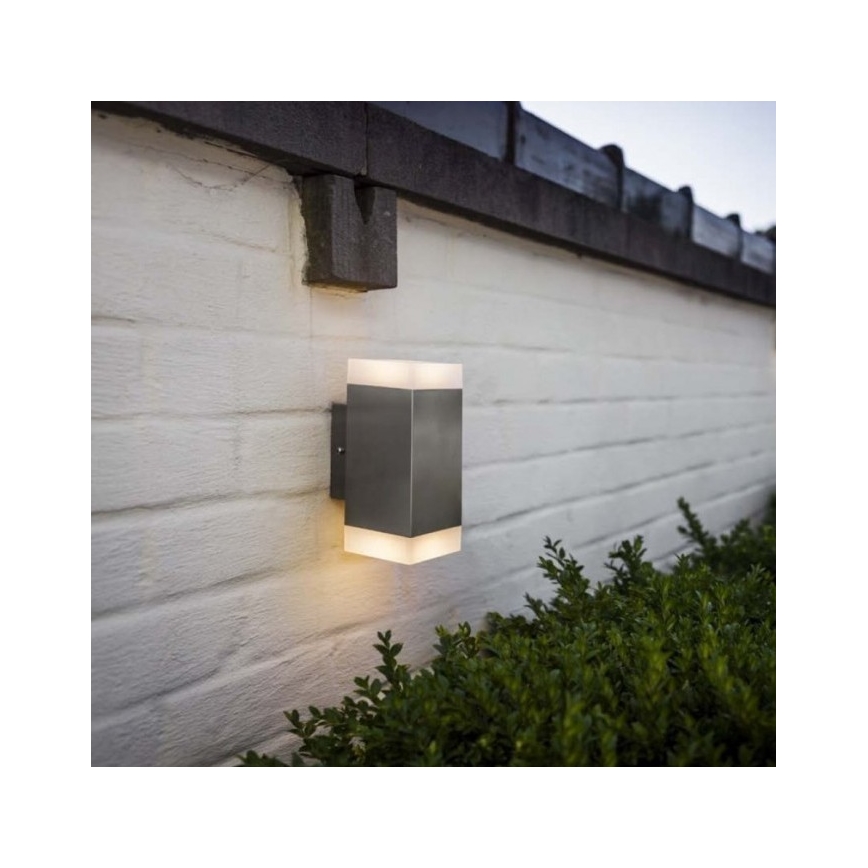 Светодиодный уличный настенный светильник 2xLED/4W/230V IP44