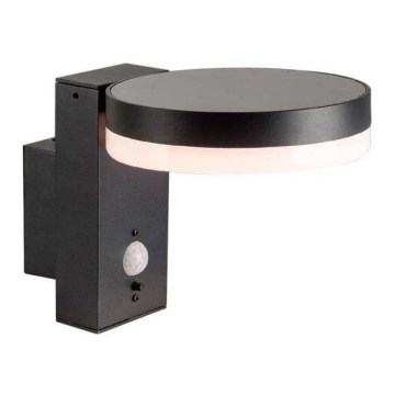 Светодиодный уличный настенный светильник на солнечной батарее с датчиком LED/5,5 Вт/3,7 В 3000K IP54 2000 мАч