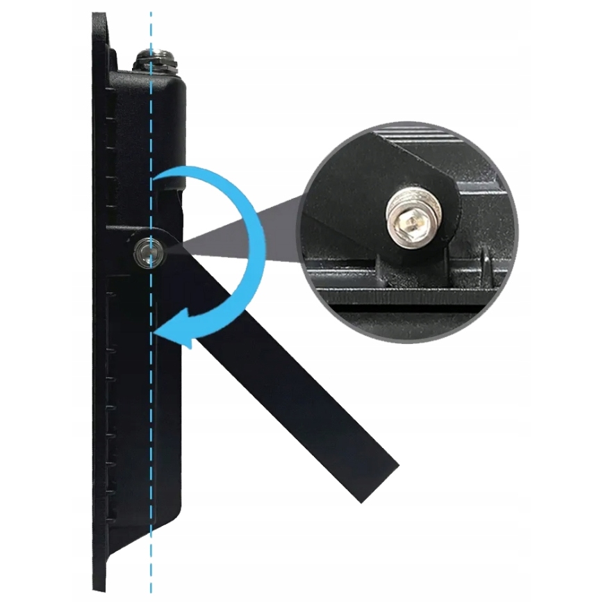 LED Уличный прожектор с датчиком движения и датчиком сумерек LED/100W/230V 4500K IP65 черный