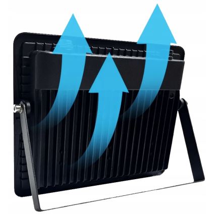 Светодиодный уличный прожектор LED/100W/230V 4500K IP65 чёрный