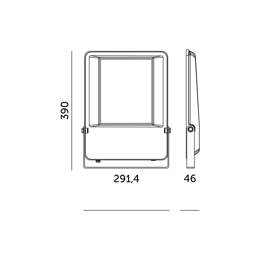 Светодиодный уличный прожектор LED/200W/230V 4000K 26000 лм IP65 IK06