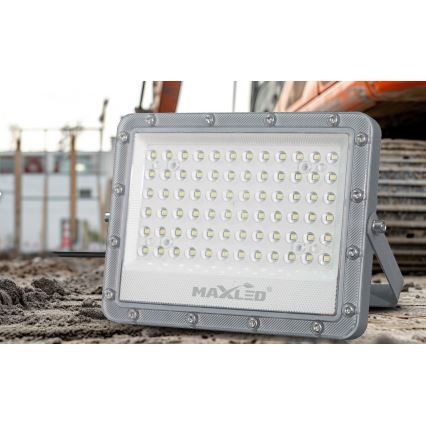 Светодиодный уличный прожектор LED/50W/230V 5000K IP65 серый