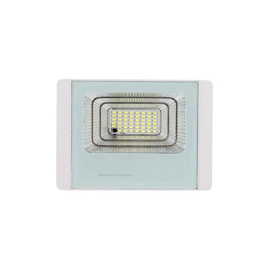Светодиодный уличный прожектор на солнечной батарее LED/12W/3,2V IP65 4000K + дистанционное управление