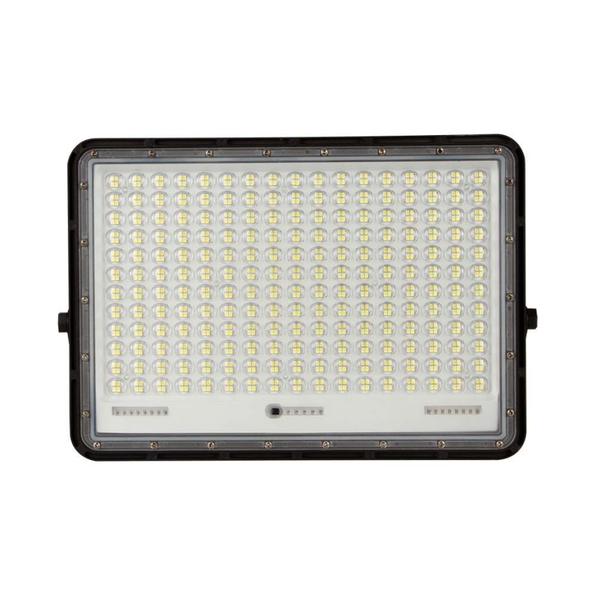Светодиодный уличный прожектор на солнечной батарее LED/30W/3,2V 4000K черный IP65 + дистанционное управление