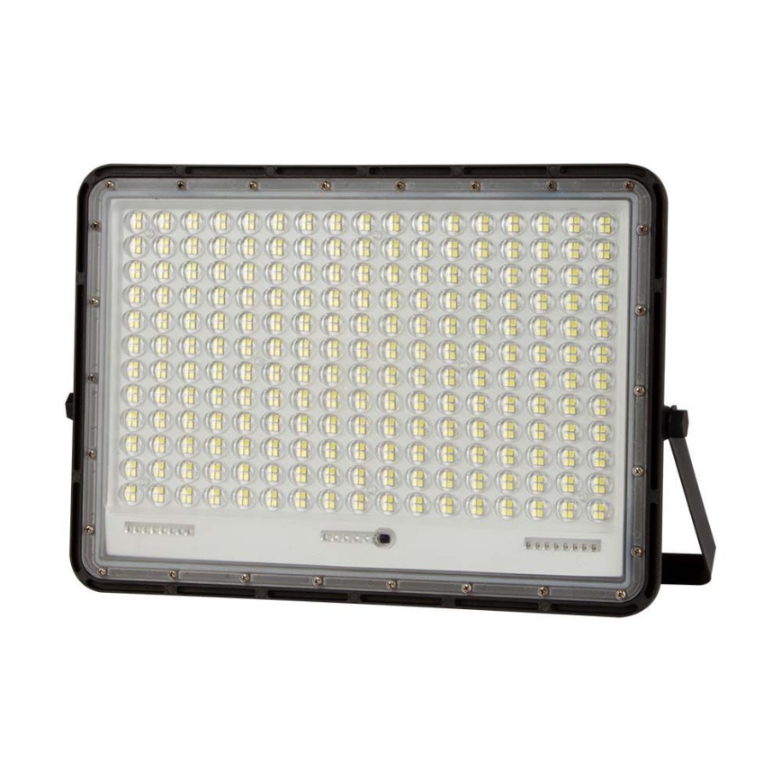 Светодиодный уличный прожектор на солнечной батарее LED/30W/3,2V 4000K черный IP65 + дистанционное управление