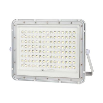 Светодиодный уличный солнечный прожектор LED/20W/3,2V 4000K белый IP65 + пульт дистанционного управления