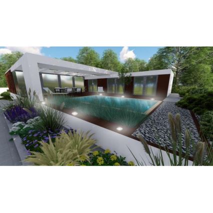 Светодиодный уличный тротуарный светильник LED/4W/85-264V IP67 4000K