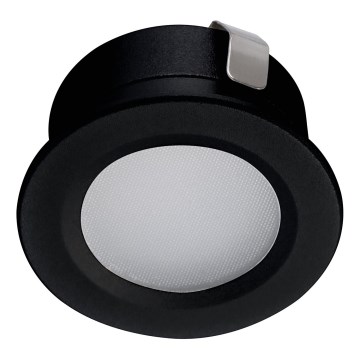 Светодиодный уличный встроенный светильник IMBER LED/1W/12V 4000K диаметр 3 см 30 лм IP65 черный