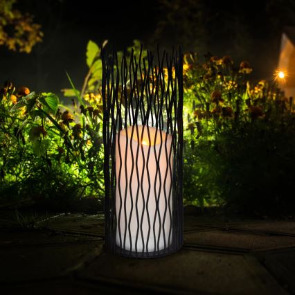 Светодиодный уличный декоративный светильник NYBORG LED/2xAA 35 см IP44 теплый белый