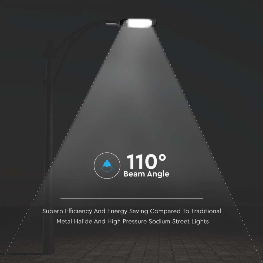 Светодиодный уличный фонарь LED/50W/230V 4000K IP65
