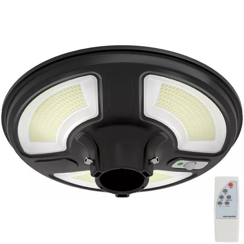 Светодиодный уличный фонарь на солнечной батарее с датчиком LED/7,5W/3,2V IP65 4000K 15000 mAh + дистанционное управление