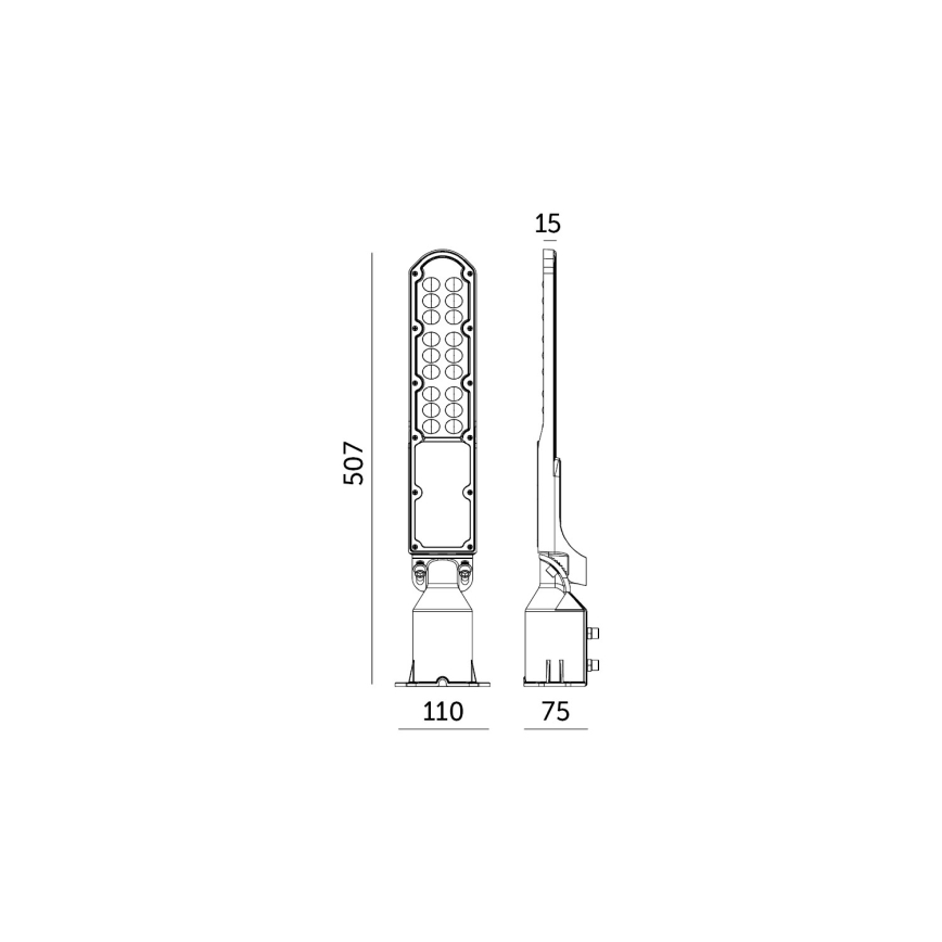 Светодиодный уличный фонарь с датчиком освещенности CYOTO LED/50W/230V IP65 4000K