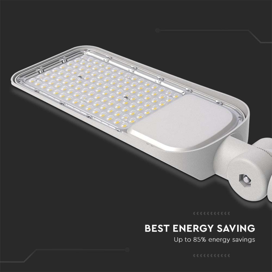 Светодиодный уличный фонарь с датчиком освещенности SAMSUNG CHIP LED/100W/230V 6500K IP65 серый
