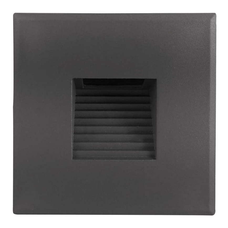 Светодиодный уличный лестничный светильник DECENTLY LED/1,5W/230V 3000/4000/6000K IP44 антрацит