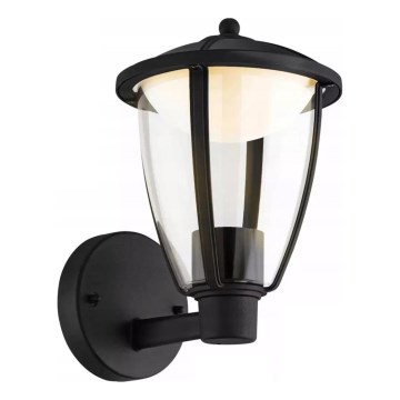 Светодиодный уличный настенный фонарь LED/6W/230V IP44 черный