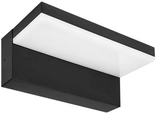 Светодиодный уличный настенный светильник HESTIO LED/9W/230V 4000K IP44 чёрный