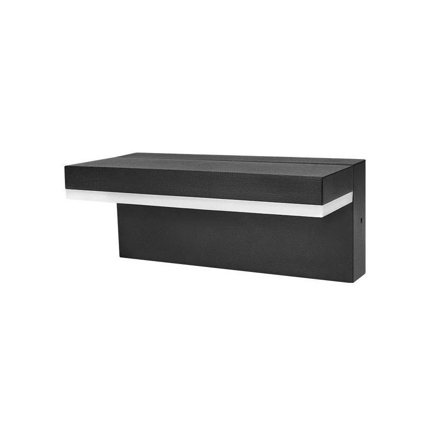 Светодиодный уличный настенный светильник HESTIO LED/9W/230V 4000K IP44 чёрный