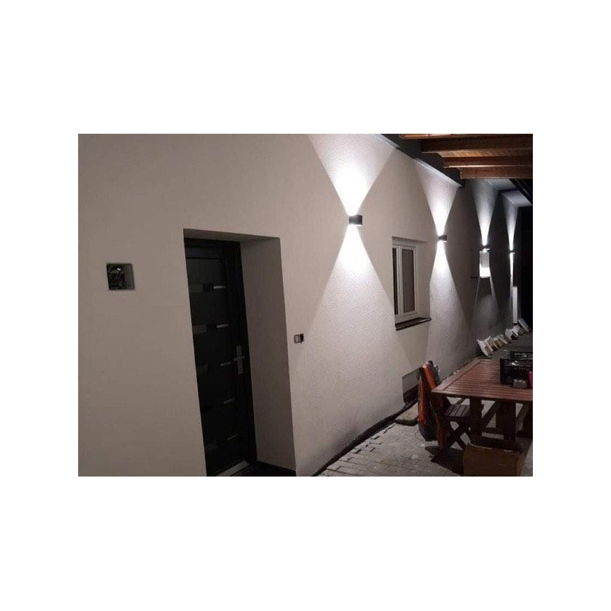 Светодиодный уличный настенный светильник LED/12W/230V IP54 белая