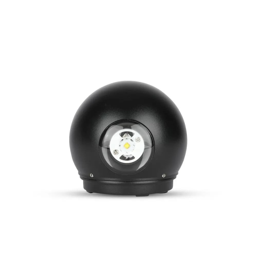 Светодиодный уличный настенный светильник LED/6W/230V 3000K IP65 черная