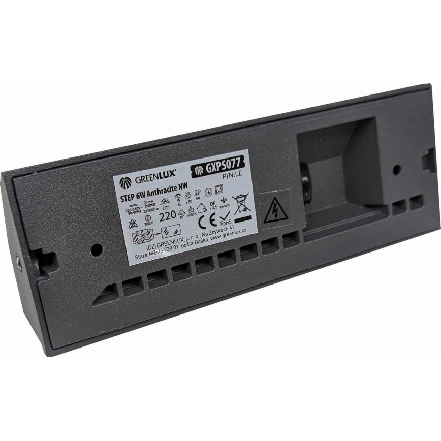 Светодиодный уличный настенный светильник LED/6W/230V IP54