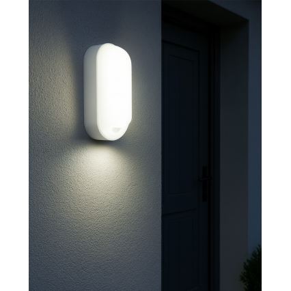 LED Диммируемый уличный настенный светильник с датчиком движения LED/12/15/18W/230V 3000K/4000K/6500K IP65 черный/белый