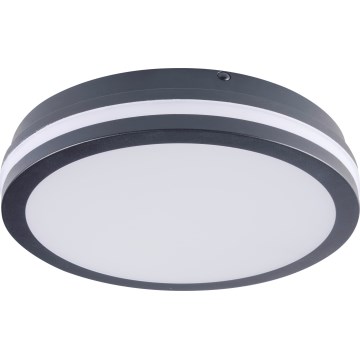 Светодиодный уличный потолочный светильник BENO LED/24/30W/230V 3000/3500/4000K IP65 антрацит круглый