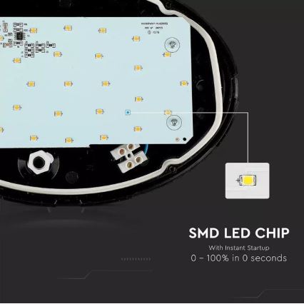 Светодиодный уличный потолочный светильник LED/12W/230V IP54